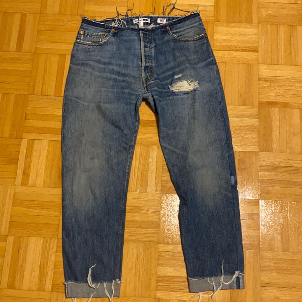 Levi’s 30 women Re/Done jeans, highrise ankle crop